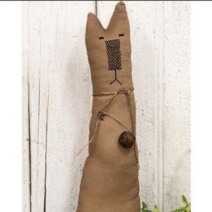 Cute rustic barn cat decoration